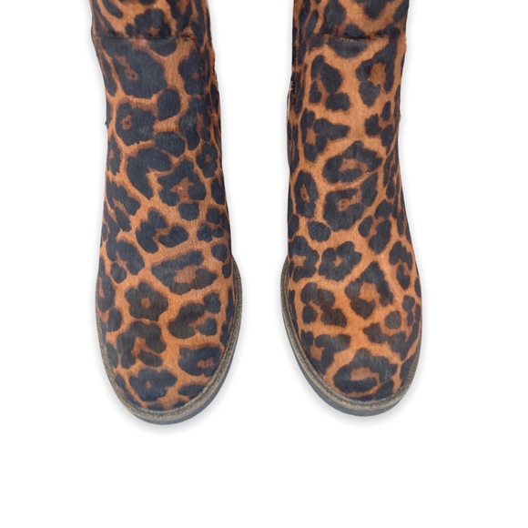 Gentle Souls By Kenneth Cole Best Simple Leopard Fur Ankle Bootie 65 MM, 5.5 - Picture 4 of 12